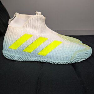 Adidas Stycon - Size 11.5 - White Teal Neon Yellow